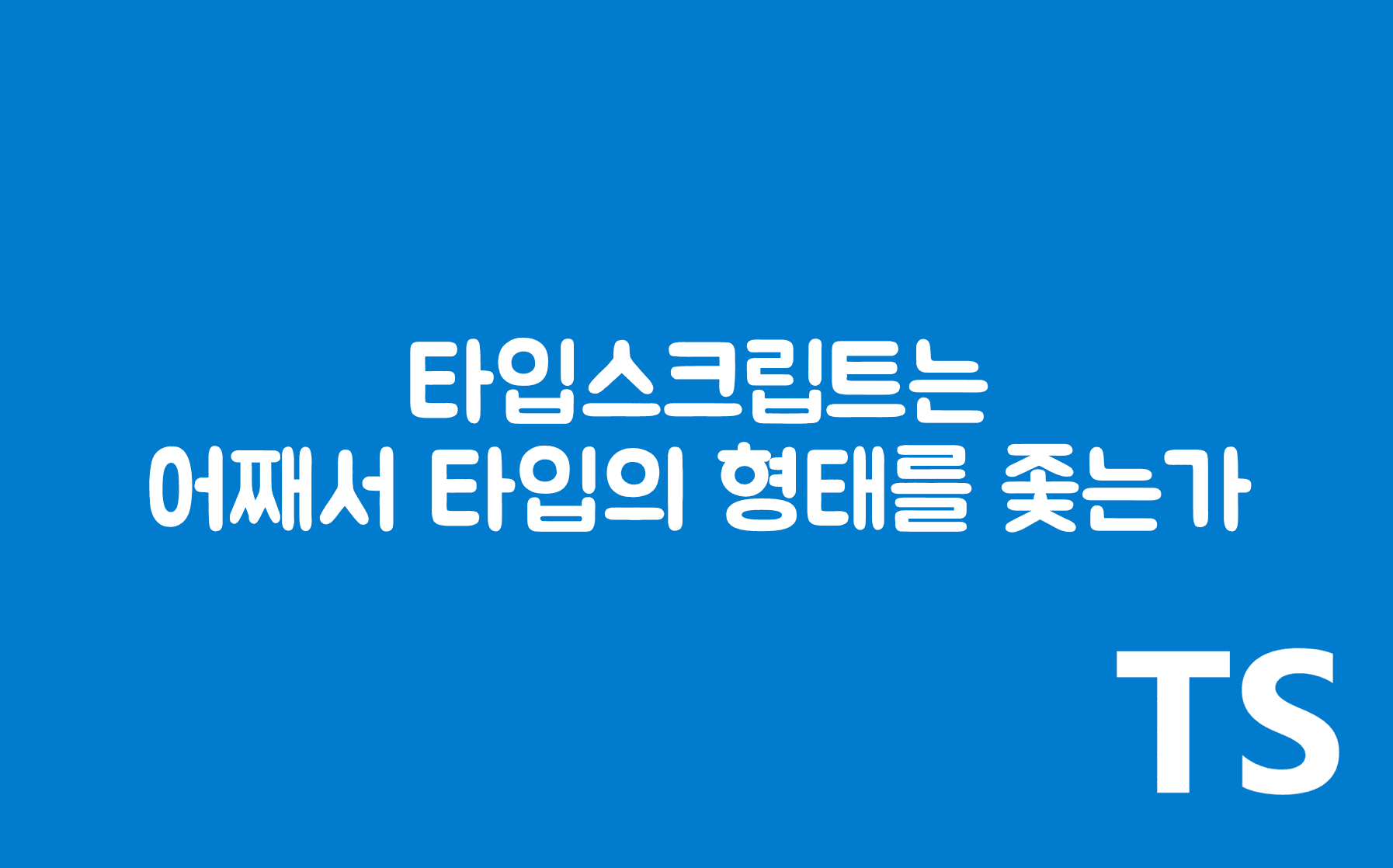 타입스크립트는 어째서 타입의 형태를 좇는가